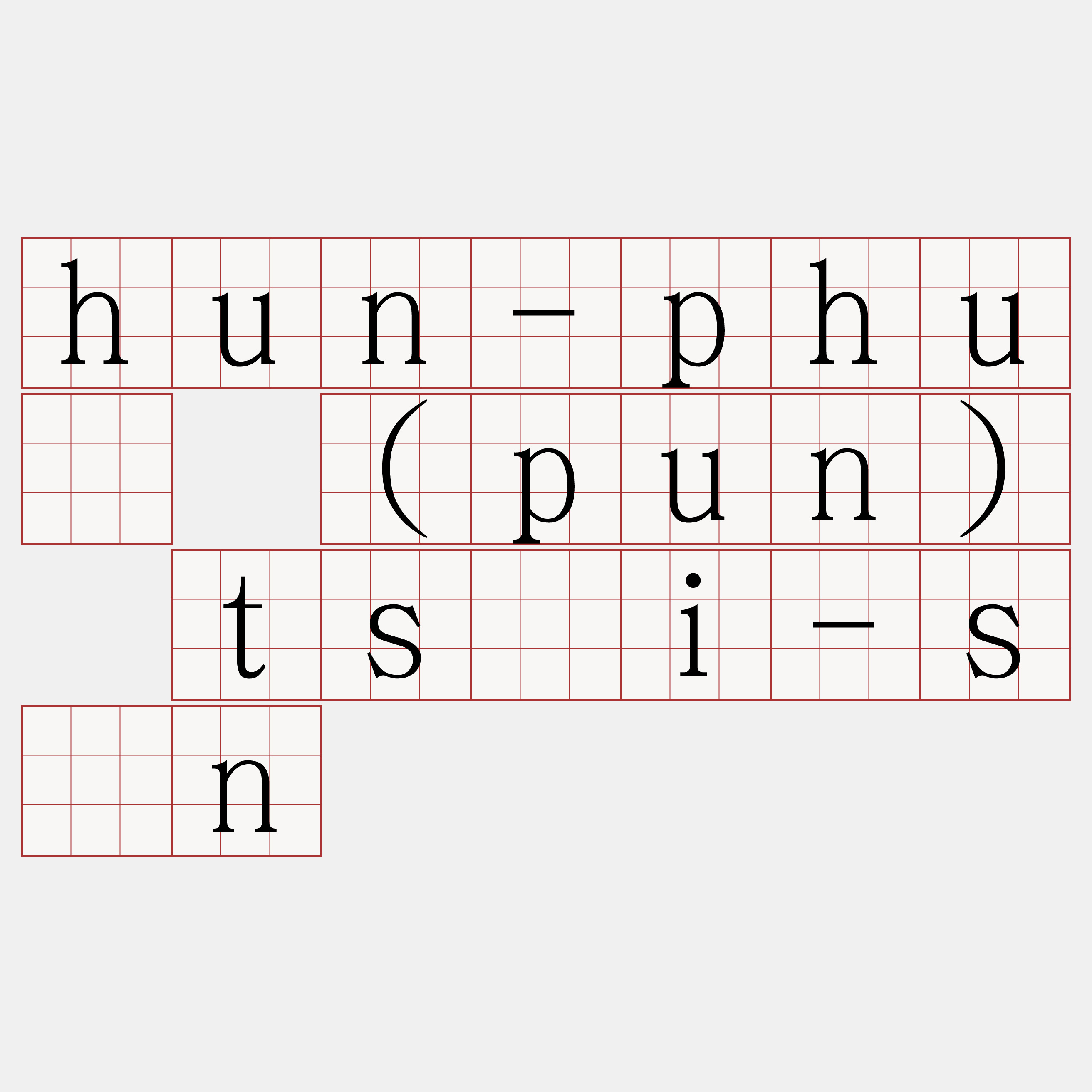 hun-phuè (pun) tsâi-sán